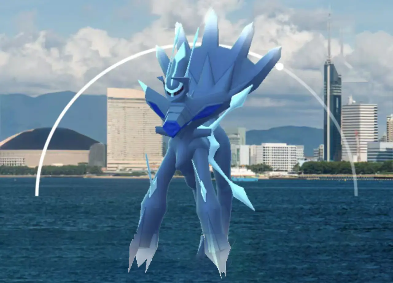 #0483 Background Roar of Time Dialga Legit Battle Ready 6IVs In-game Delivery Pokemon Go